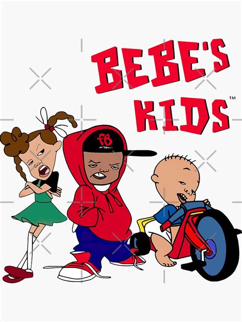 "Bebes Kids Characters" Sticker for Sale by RaynaGellner | Redbubble