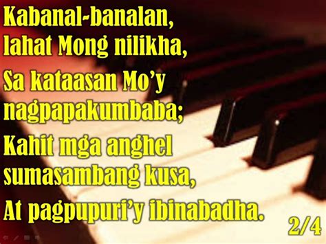 Kabanal-banalang Diyos | Himno | With Vocals Acordes - Chordify