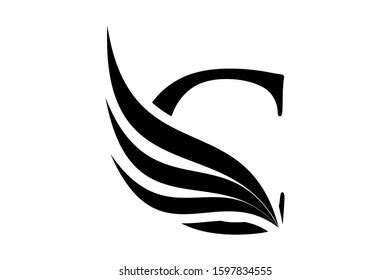 Initial Letter C Logo Wings Symbol Stock Vector (Royalty Free) 1597834555 | Shutterstock