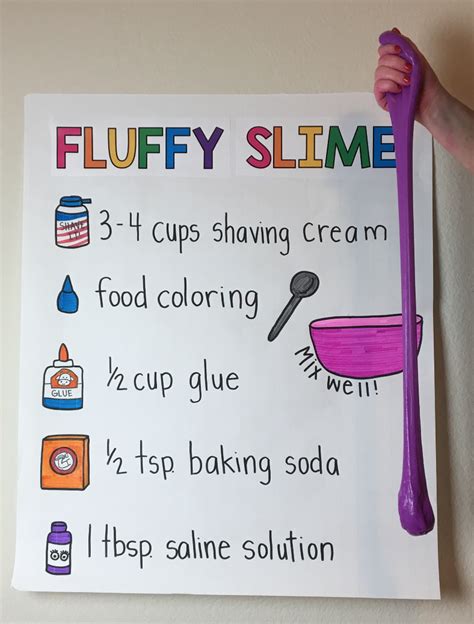 How To Make Fluffy Slime Without Contact Solution : How do you make slime with contact lens ...