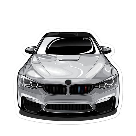 Bubble-free Stickers BMW M4 E90 Car Sticker, Car Lover, Best Gift, Car ...