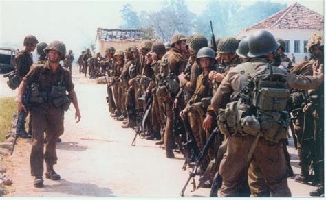 South African paratroopers assemble to counter an anticipated Cuban ...