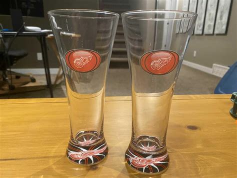 Best Detroit Redwing Beer Glasses for sale in Regina, Saskatchewan for 2021