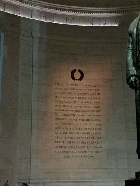 Washington DC. Thomas Jefferson Memorial. This is one of Thomas ...