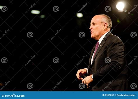 Mayor Rudy Giuliani editorial photography. Image of famed - 8365832