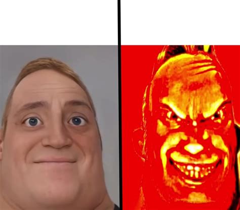 Mr incredible uncanny vs angry : MemeTemplatesOfficial