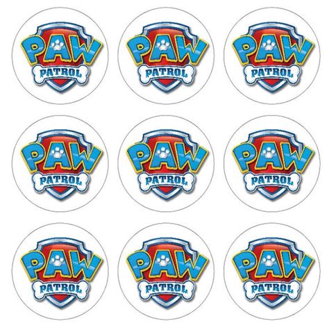 PAW PATROL Logo sticker decal Wall Decal Birthday Party