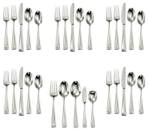 Oneida 18/10 Stainless 65 Pc. Sets Moda - Traditional - Flatware And ...