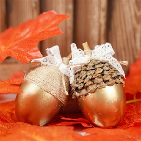 DIY Fall Acorn Decoration from Upcycled Plastic Eggs - DIY & Crafts