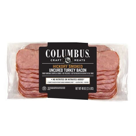 Columbus Turkey Bacon, 2.5 Lbs - Costco Food Database