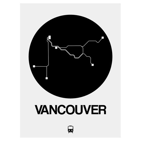 Vancouver Subway Map (Orange) - Subway City Maps - Touch of Modern