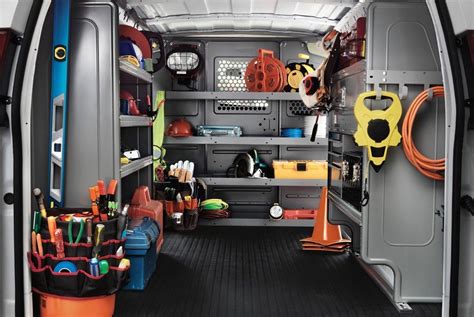 HVAC Van Organization | Van shelving, Van organization, Work truck storage