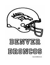 Denver Broncos Football Coloring Pages sketch template