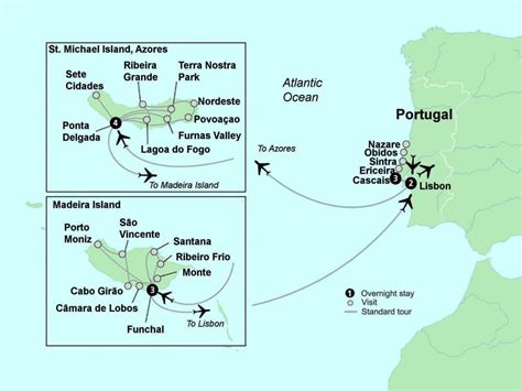 Portugal map - Amazing Journeys