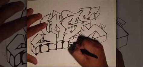 How to Write a name in an old school graffiti style « Graffiti & Urban ...