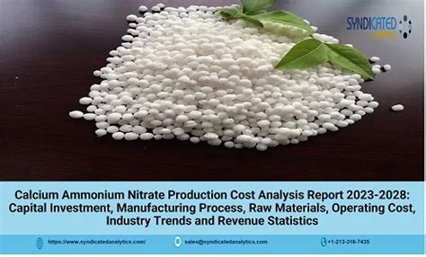 Calcium Ammonium Nitrate Production Cost: An In-Depth Analysis