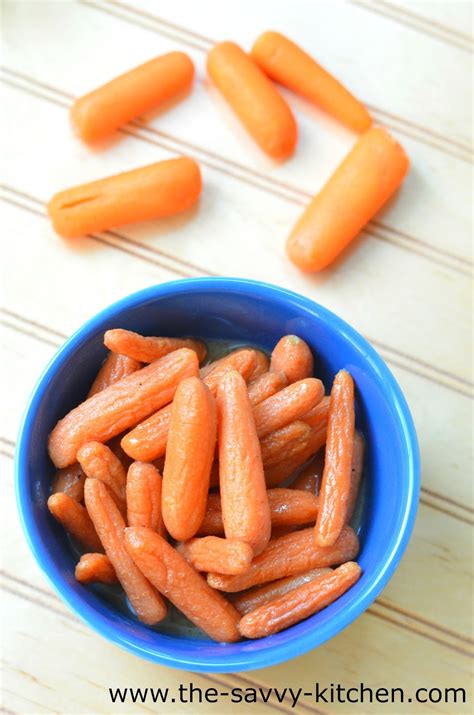 The Savvy Kitchen: Brown Sugar Glazed Baby Carrots