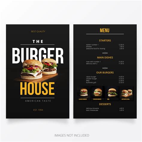 Burger Food Truck Menu - Recipe Collections