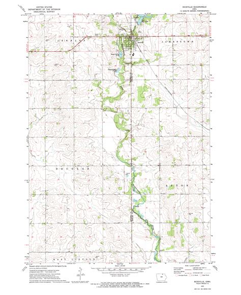 Riceville, IA Topographic Map - TopoQuest