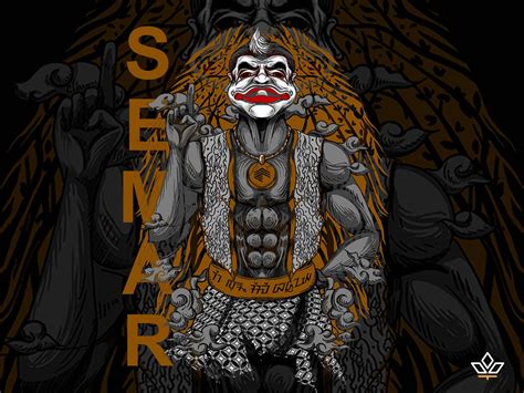 Semar in 2021 | Semar wayang art, Indonesian culture art, Wayang art design