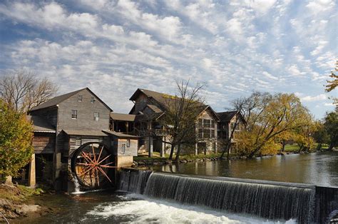 The Old MIll on a perfect October day. Photograph by John Saunders | Fine Art America