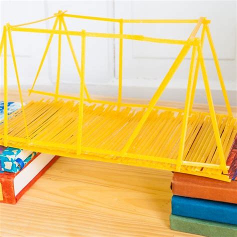 Pasta Bridge, Spaghetti Bridge, Stem Projects, Science Projects, Stem ...