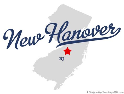 Map of New Hanover, NJ, New Jersey