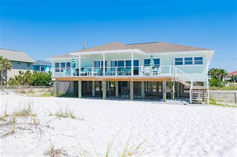 Beachfront home with gorgeous views, spacious deck, and private beach ...