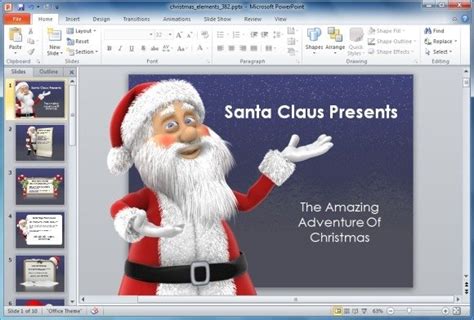 10+ Best Creative Animated Christmas PowerPoint Templates