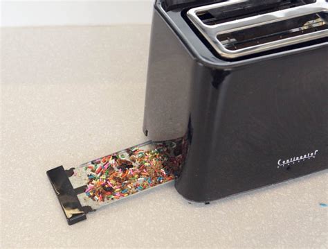 Toaster’s Crumb Tray Full Of Sprinkles