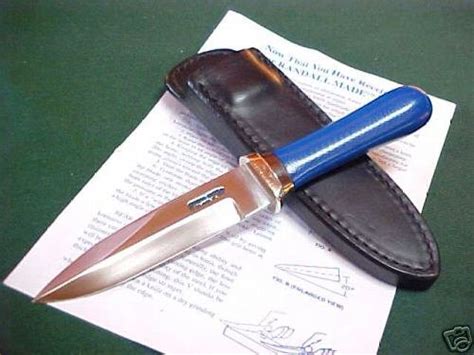 RANDALL MADE GAMBLER KNIFE CONCEALMENT KNIVES ~BLUE~ | #28931521