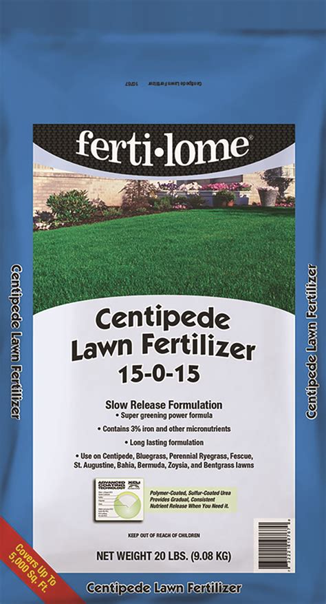 Ferti-Lome Slow-Release Nitrogen Lawn Fertilizer For Centipede Grass 5000 sq ft - Walmart.com