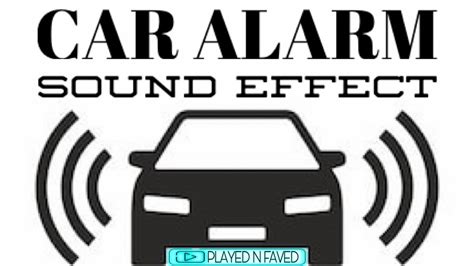 Car Alarm Sound Effect / Sound Of Car Alarm / Alarm Car Sample Sound / Royalty Free - YouTube