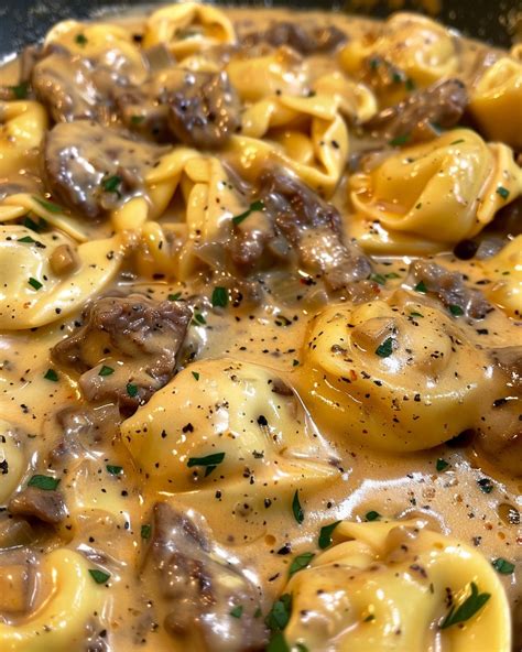 Ultimate Cheesesteak Tortellini in Rich Provolone Sauce | Seasoned with love 58 | Copy Me That