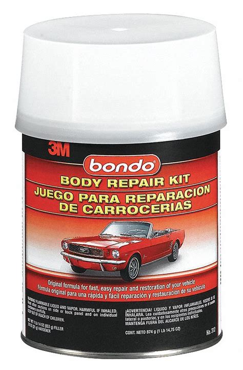 BONDO, Paste, 1 qt Size, Auto Body Filler Kit - zz_3RAR1|312 - Grainger