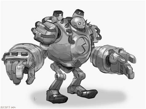 League Fan Art - the-glorious-evolution-fanart:Blitzcrank and...