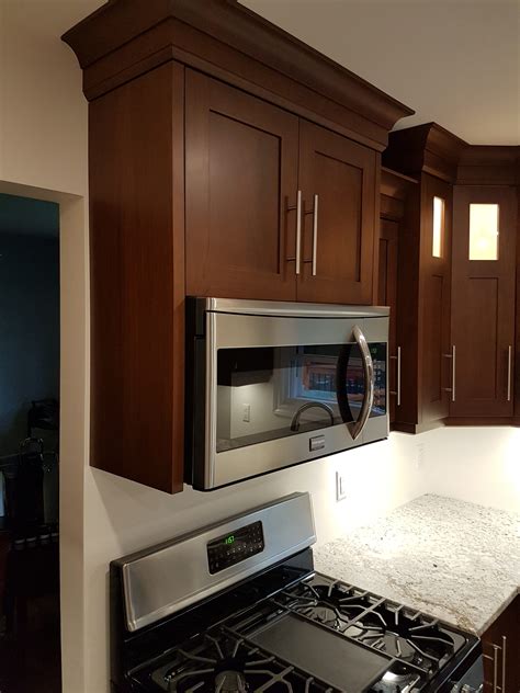 Over the Range Microwave Cabinet – Nova Woodworks & Custom Carpentry