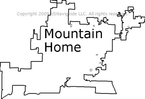 Map Of Mountain Home Arkansas - Maping Resources