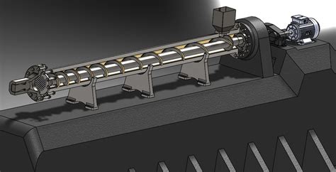 307. Plastic Extruder || Machine design || Free download 3D model