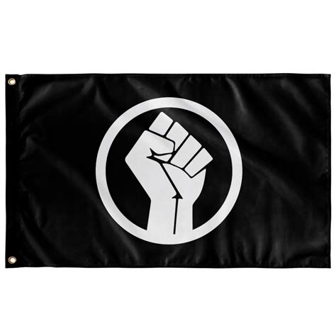 Black Power Fist Flag – Aggravated Youth