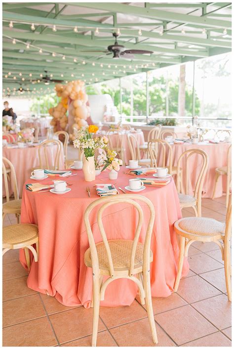 Citrus Bridal Shower at The Vinoy | Tampa Florida Wedding Rentals