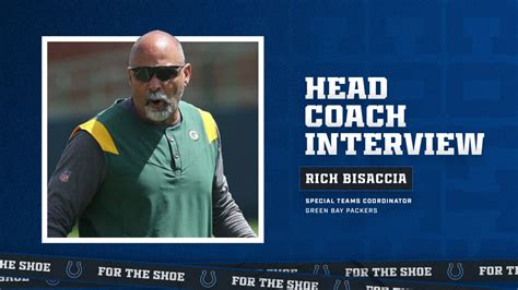 Colts Interview Green Bay Packers Special Teams Coordinator Rich ...