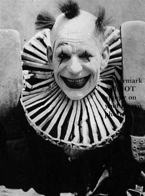 4x6 Scary Vintage Creepy Clown PHOTO Circus Freak Strange - Etsy UK