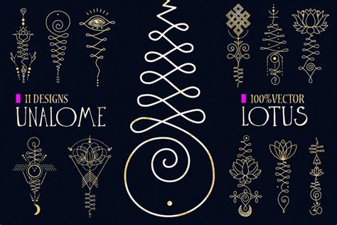 11 Unalome & lotus Sacred symbols in 2021 | Sacred symbols, Unalome tattoo, Unalome