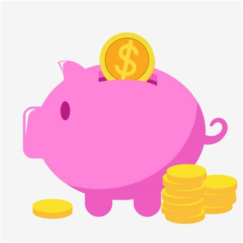 Cute Piggy Bank Clipart Transparent PNG Hd, Purple Piggy Bank ...