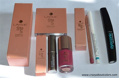 Lakme 9 to 5 Beauty Haul – Crazy about Colors