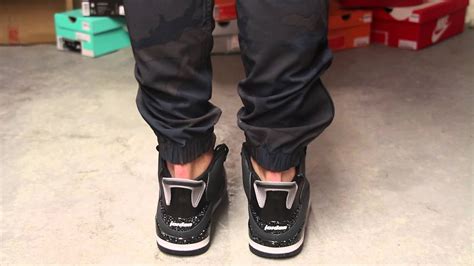 Air Jordan Dub Zero "Classic Charcoal" On-Feet Video At Exclucity - YouTube