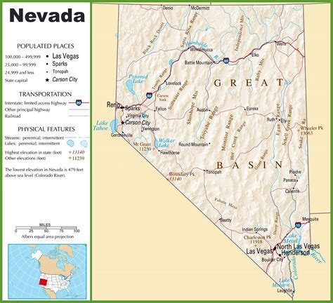 Large Nevada Maps for Free Download and Print | High-Resolution and Detailed Maps