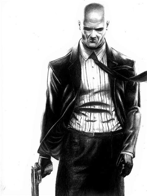 Hitman Absolution Drawing :: Behance