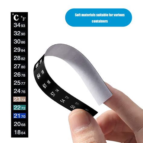 Fish Tank Thermometer Strip Digital LCD Aquarium Temperature Gauge Sticker - ANENG MULTIMETER